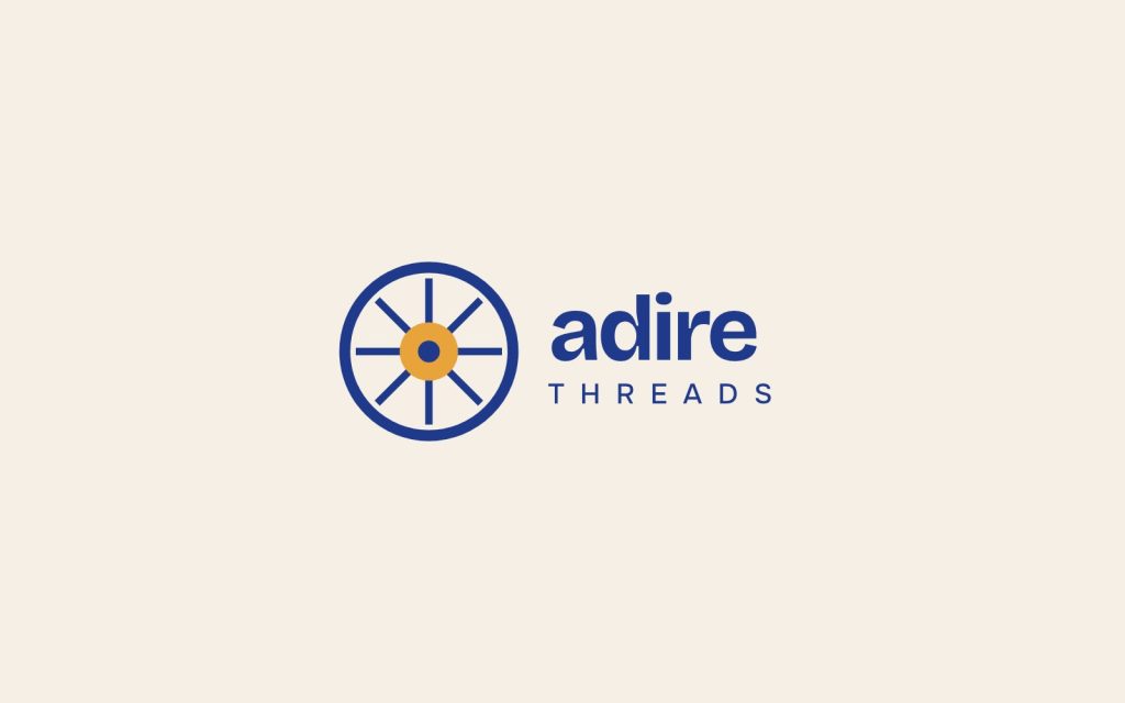 Adire Threads logo on light background (sample)